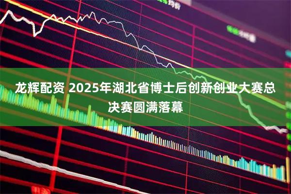 龙辉配资 2025年湖北省博士后创新创业大赛总决赛圆满落幕